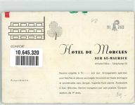 1892 Morcles Gebrauchsspuren KEINE AK Hotel de Morcles
