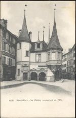 um 1910/20 - Neuchatal, Les Halles. Schweiz.,E. Chiffeile AKU1