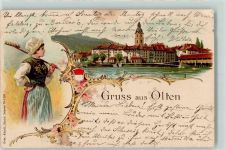 4600 Olten 1904 Gebrauchsspuren Tracht Rechen