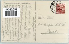 3823 Kleine Scheidegg 1946 - Fliegeraufnahme Winter