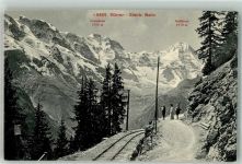 3825 Mürren Foto AK Großhorn Breithorn