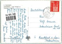 6575 S. Nazzaro 1962 Foto AK Gasthaus Alabardia Lago Maggiore