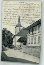 3280 Murten Morat 1909 Foto AK Deutsche Kirche