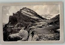 Gemmipass Wallis Werbe AK Sommet du col Cacao Suchard