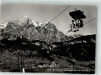 9658 Wildhaus 1950 Foto AK Seilbahn