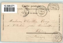 2926 Boncourt 1905 Gebrauchsspuren Kirche Inneres