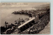 1820 Territet 1911 Gebrauchsspuren Funicolaire Glion Montreux