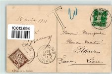 1820 Territet 1911 Gebrauchsspuren Funicolaire Glion Montreux