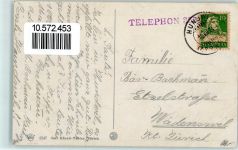 1922 - Künzli Tobler 8347 Frau mit einem Stickrahmen AK