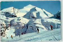 3718 Kandersteg - Winter Skifahrer Bügellift Sunnbühl Tatlishorn Altels