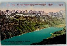 8880 Walenstadt Foto AK Churfirsten See Foto Heim Feldpost Sanitäts-Abt. 6