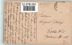 O1820 Belzig Heilstätte ca 1918 AK Tuberkulose