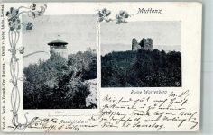 4132 Muttenz 1907 - aussichtsturm Ruine Wartenberg