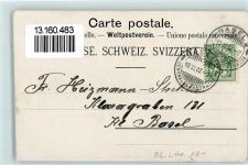 4132 Muttenz 1907 - aussichtsturm Ruine Wartenberg