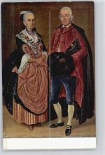 Nidwalden - Gemälde von Joseph Reinhardt Tracht Schweiz