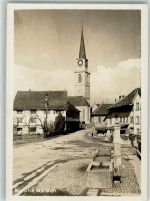 8180 Bülach 1932 Foto AK Kirche