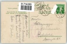 6410 Rigi Kulm 1909 Prägedruck Wappen