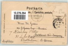 1530 Payerne 1902 Gebrauchsspuren Pensionat Leuenberger Lithographie