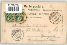 9220 Bischofszell 1900 Lithographie Edelweiss Verlag Künzli Nr 1925
