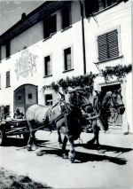 8213 Neunkirch - Bauernhof, Kutsche
