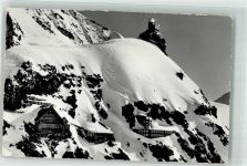 3801 Jungfraujoch Foto AK Winter Berghaus Station Foto Gyger