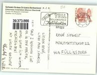 3800 Unterseen - Kirche Stadttor Pferdekutsche