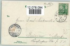 O1820 Belzig Heilstätte 1901 AK Tuberkulose
