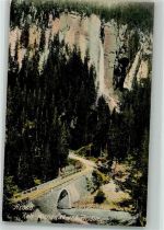 7050 Arosa 1910 Foto AK Rüti-Wasserfall Plessur
