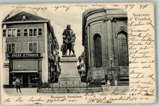 1400 Yverdon-les-Bains 1902 Foto AK Denkmal Pestalozzi