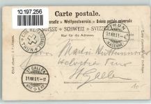 3600 Thun 1901 - Feldpost