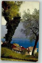 6978 Gandria 1916 Foto AK Feldpost WK I Ers.Bat.Garde Füselier-Rgt.Luganersee Photochromie