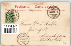 1901 Lithographie / Künstlerkarte Für Freiheit und heimisches Gut , Wappen, Grütli