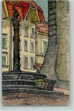 4500 Solothurn Soleure 1912 Künstlersteindruck Alt-Solothurn