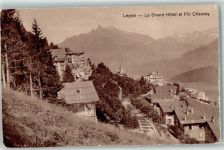 1854 Leysin - Le Grand Hotel et Pic Chaussy