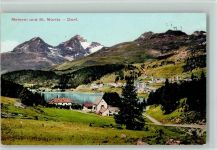 7500 St. Moritz 1922 - Melerei und St. Moritz-Dorf