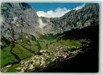 3954 Leukerbad Loèche-les-Bains - Gemmipass Vogelschau