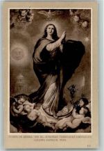 Nr. 133 Gemälde von Ribera, Jungfrau unbefleckt, christliches Hilfsverein für Lungenkranke Tuberkulose