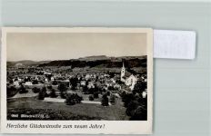 9606 Bütschwil FOTO KEINE AK Kirche Neujahr Foto 10cm x 7cm, rückseitig Haftspuren