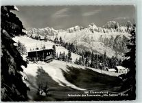 8896 Bergheim Flumserberg 1960 - Winter Ferienheim des Turnverein Sektion Zürich