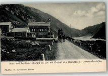 Oberalp Gebrauchsspuren Kur und Posthotel au Lac Pferdekutsche