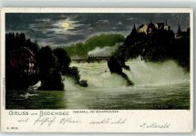 8212 Neuhausen am Rheinfall 1901 Mondschein