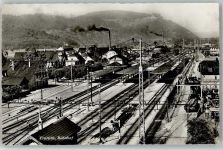 4133 Pratteln Foto AK Bahnhof