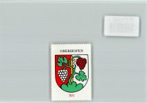 3653 Oberhofen am Thunersee - Vignette Wappen Kaffee Hag ca 1920-1940