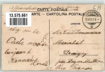 3150 Schwarzenburg 1907 Gebrauchsspuren Geschäft Mehl- Handlung Bäckerei