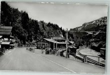3860 Brünig Foto AK Bahnhof Gasthaus
