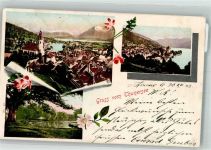 3600 Thun 1902 Foto AK Kirche Thunersee