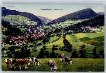 4438 Langenbruck - Kirche, Ortsansicht, Baseler Jura, Helfenberg, Kräheggberg