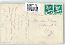 7000 Chur Coire 1932 - Postamt Denkmal Fontane