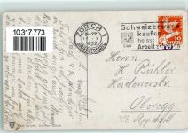 Zürich Eisbären AK Zoo 1932 Gebrauchsspuren