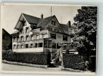 9104 Waldstatt 1951 Gebrauchsspuren Gasthaus Bahnhof beschnitten